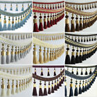 Beaded Trim Fringe - Beads Tassel Fringe Edging Trim 1M