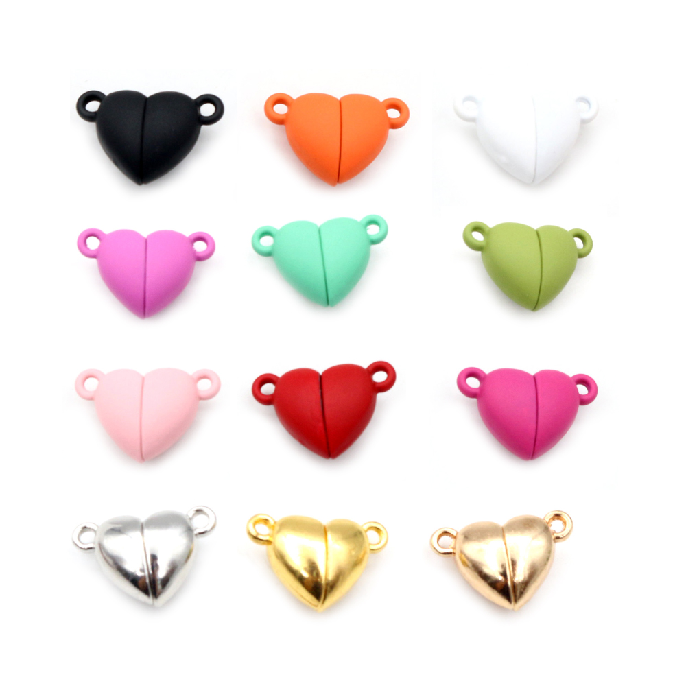Craft Embellishment - 5 Sets Love Heart Shaped Magnetic