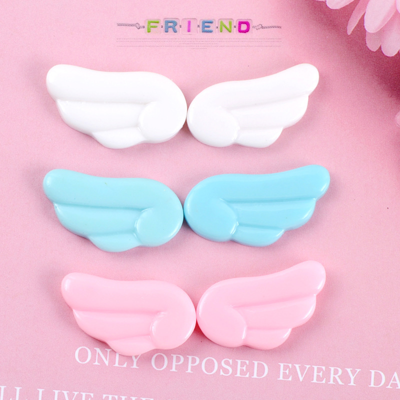 Craft Embellishments - 10PCS Kawaii Cute Angel Wings Flatback