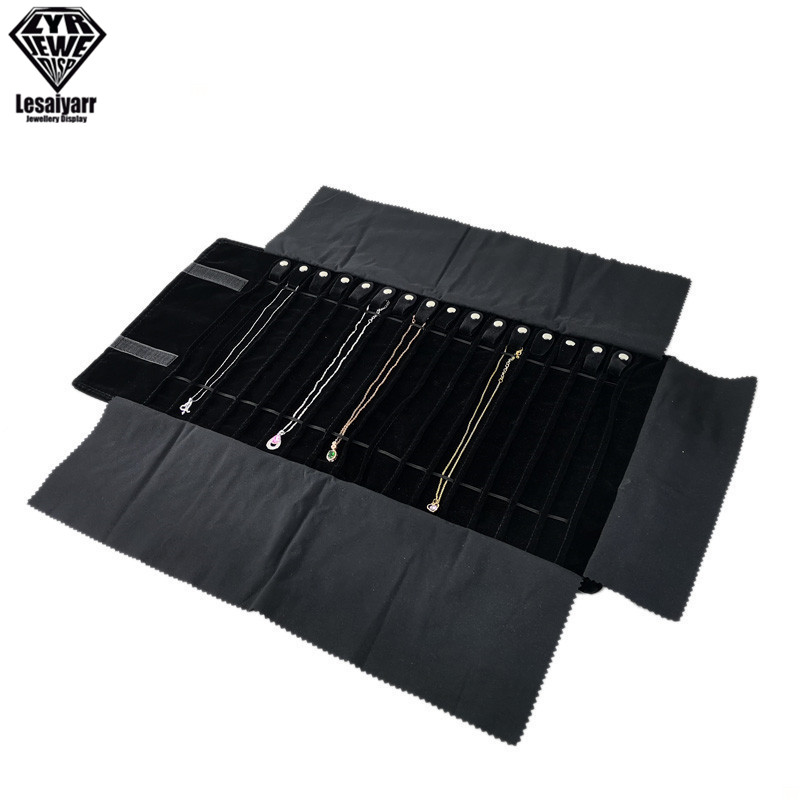 Travel Jewelry Organizer Roll  - Velvet Ribbon Roll ulasan dan harga
