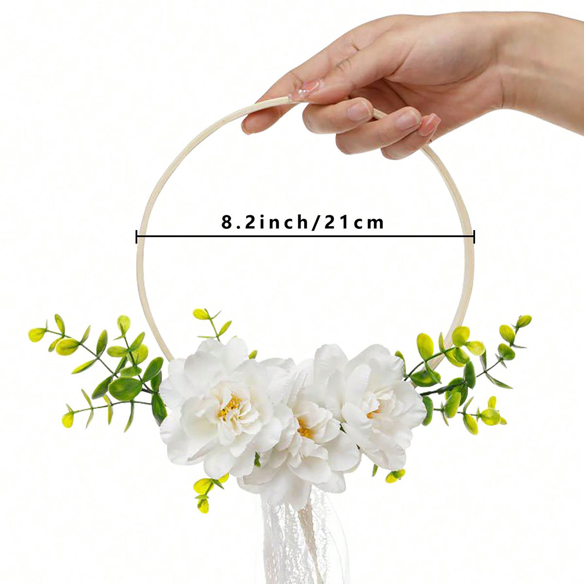 1Pc Wedding Round Bamboo Flowe - Tassel Fringe Trim ulasan dan harga