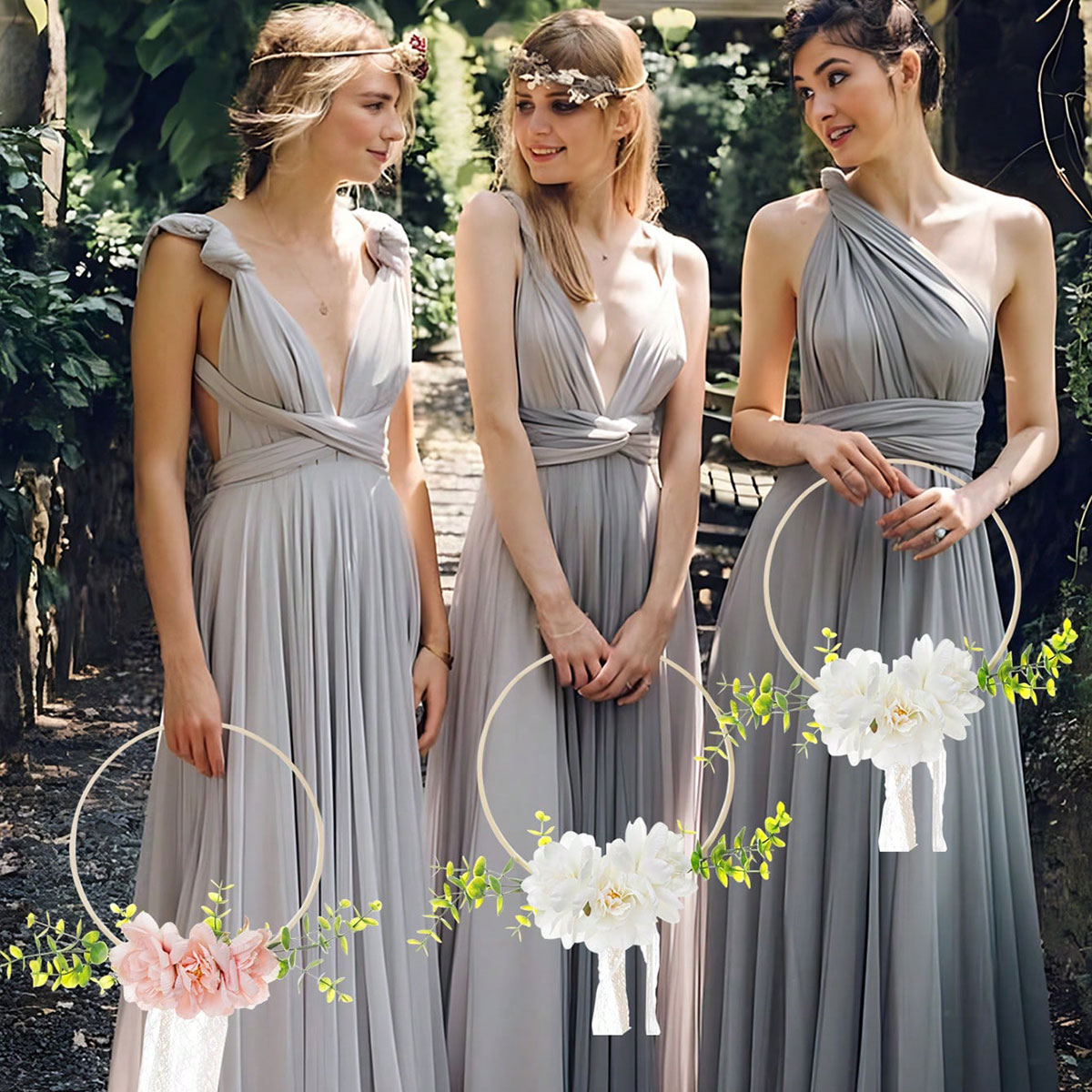 1Pc Wedding Round Bamboo Flowe - Tassel Fringe Trim ulasan dan harga
