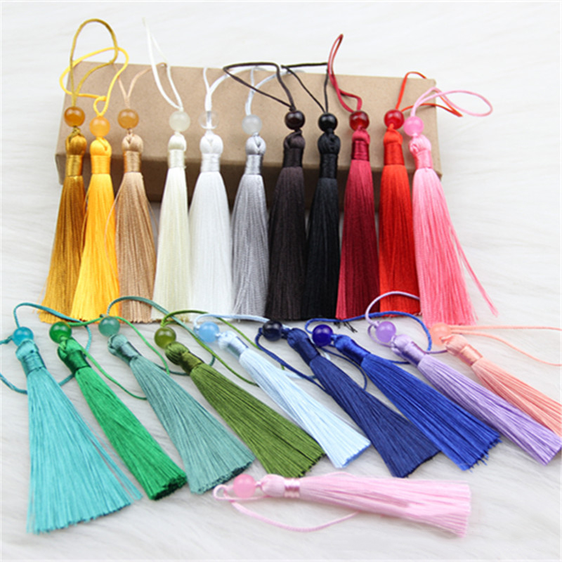 10pcs Polyester Silk Tassel Fr - Beaded Trim Fringe ulasan dan harga