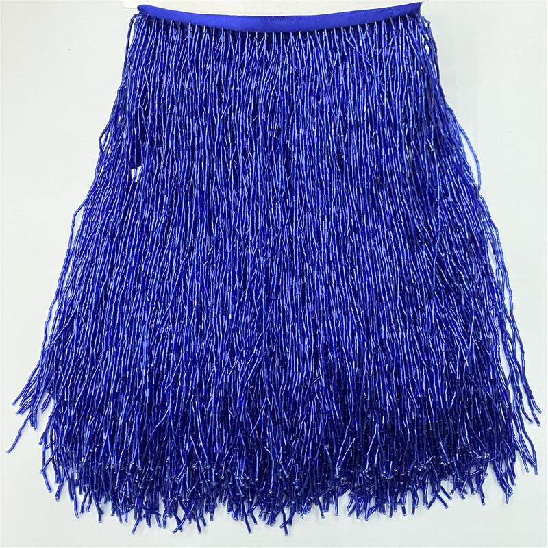2metros/lot 30cm Wide High Qua - Beaded Trim Fringe ulasan dan harga