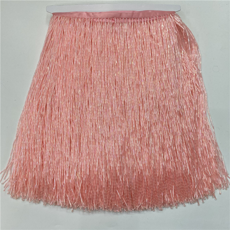 2metros/lot 30cm Wide High Qua - Beaded Trim Fringe ulasan dan harga