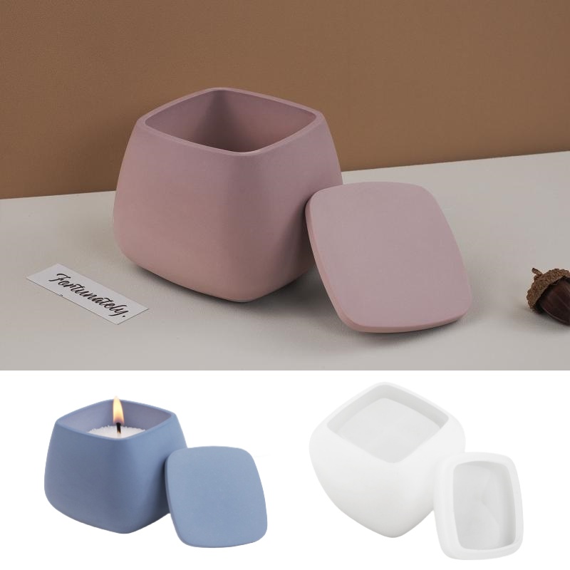 1set Square Storage Box UV Res - Craft Embellishment Storage ulasan dan harga