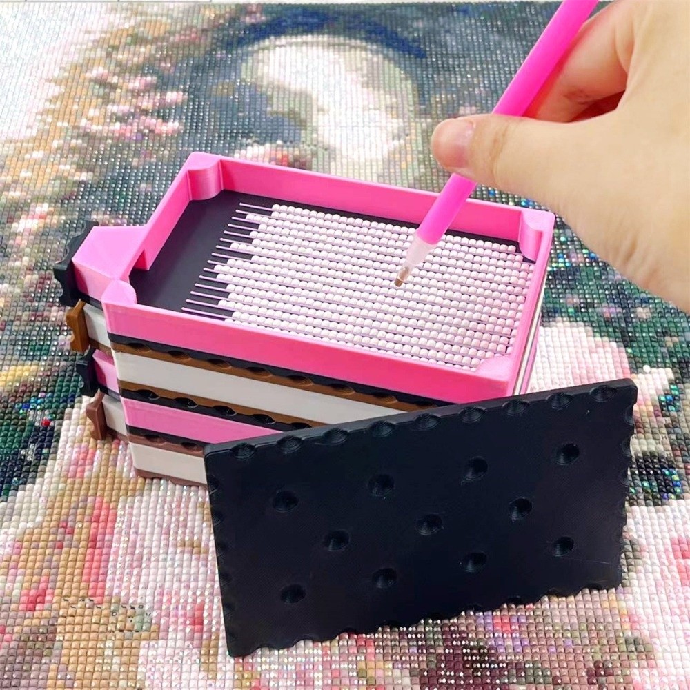 DIY Craft Diamond Painting Tra - Craft Embellishment Storage ulasan dan harga