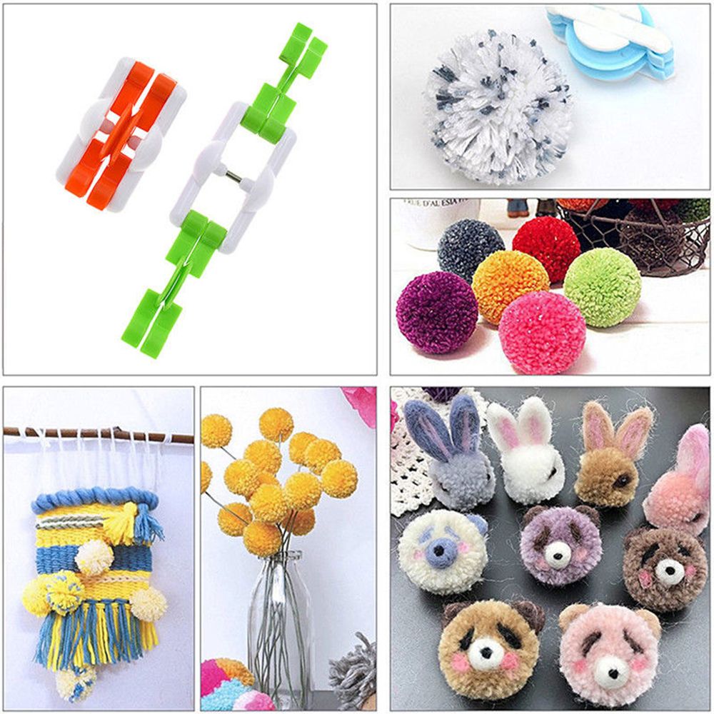 2pcs/lot Fashion Needle Craft  - Pom Pom Maker Tool ulasan dan harga