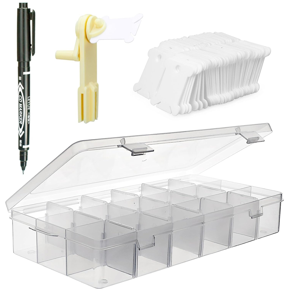 Embroidery Floss Organizer 18  - Craft Embellishment Storage ulasan dan harga
