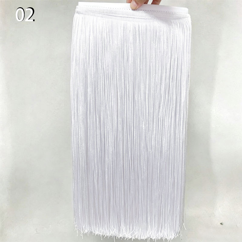 1M 100cm Wide Lace Fringe Trim - Fringe Ribbon Sewing ulasan dan harga