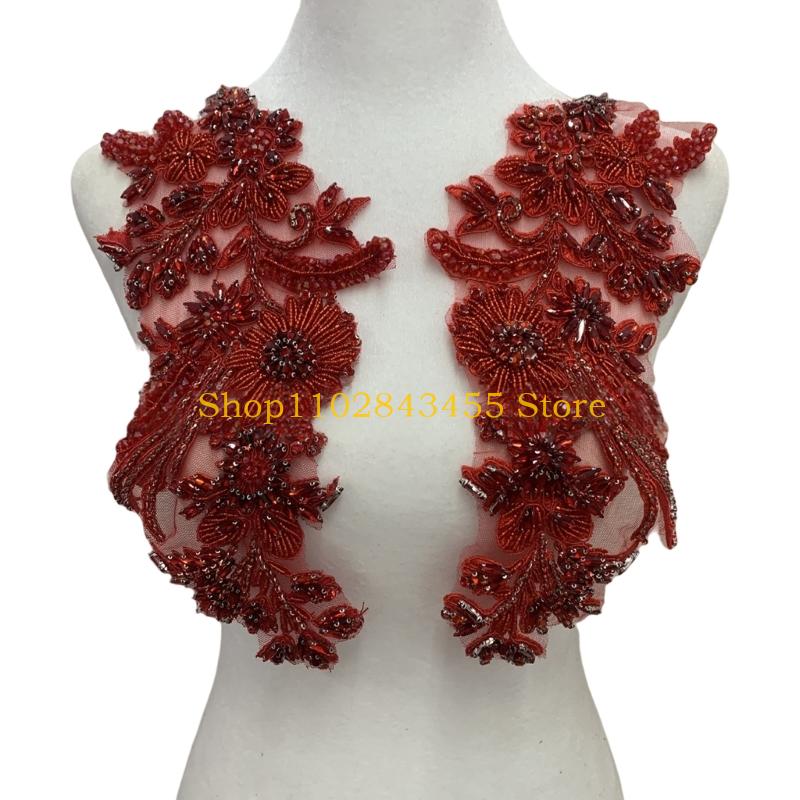 49MC Embroidery Beadwork Wheat - Applique Patch Flower ulasan dan harga