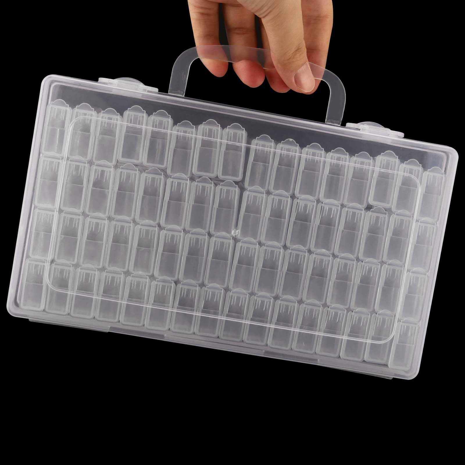 1/2/3/4Pack 64gird Diamond Pai - Craft Embellishment Storage ulasan dan harga