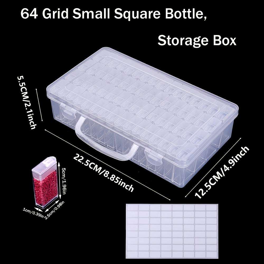 1/2/3/4Pack 64gird Diamond Pai - Craft Embellishment Storage ulasan dan harga