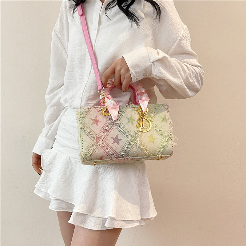 Y2K Women's New Denim Star Han - Craft Embellishment Storage ulasan dan harga