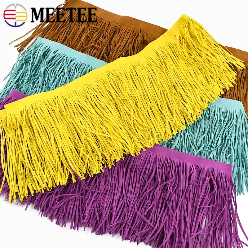2-5M 15cm Suede Tassel Fringes - Fringe Ribbon Sewing ulasan dan harga