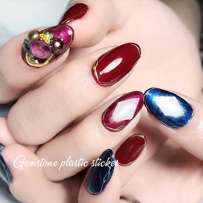 1 Sheet Nail Gemstone Stencil  - Glitter Vinyl Roll ulasan dan harga