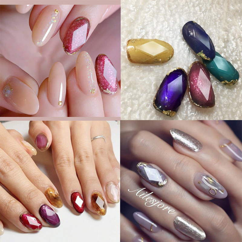 1 Sheet Nail Gemstone Stencil  - Glitter Vinyl Roll ulasan dan harga