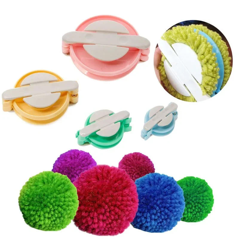 4 Sizes Wool Ball Maker Knitte - Pom Pom Maker Tool ulasan dan harga