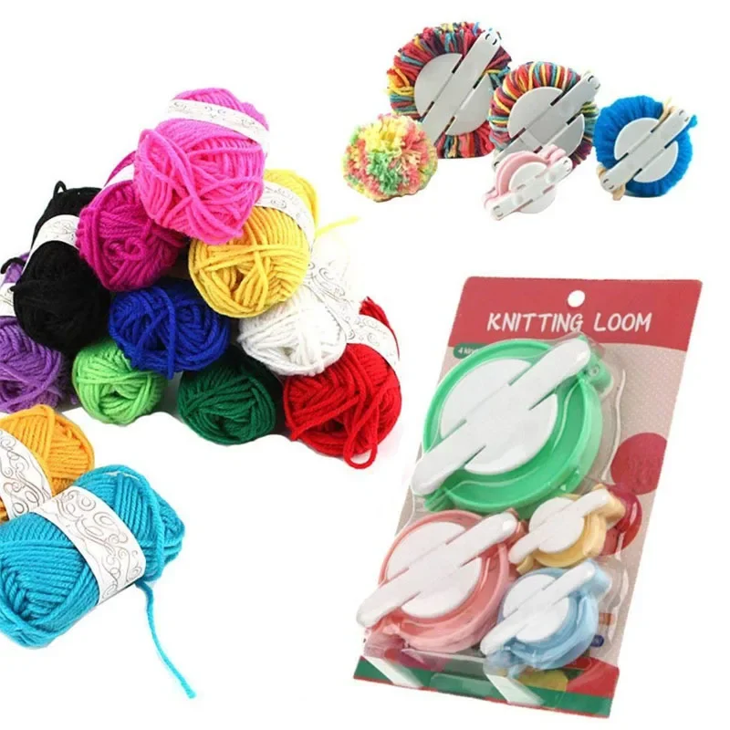 4 Sizes Wool Ball Maker Knitte - Pom Pom Maker Tool ulasan dan harga