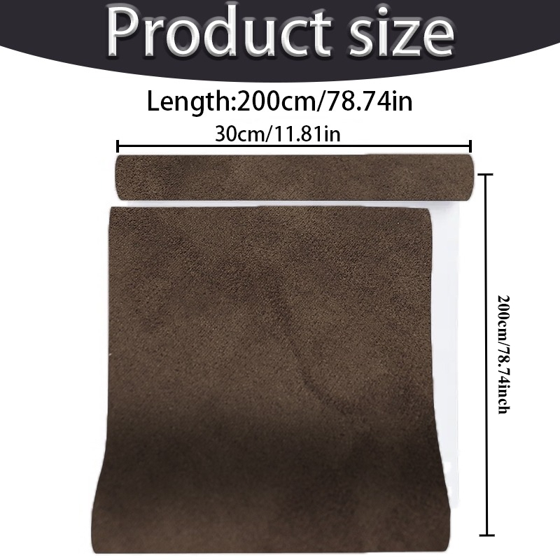 30x200cm Self Adhesive Suede F - Velvet Ribbon Roll ulasan dan harga