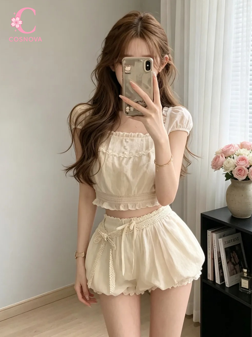 Summer Coquette Sweet 2 Piece  - Elastic Lace Trim ulasan dan harga