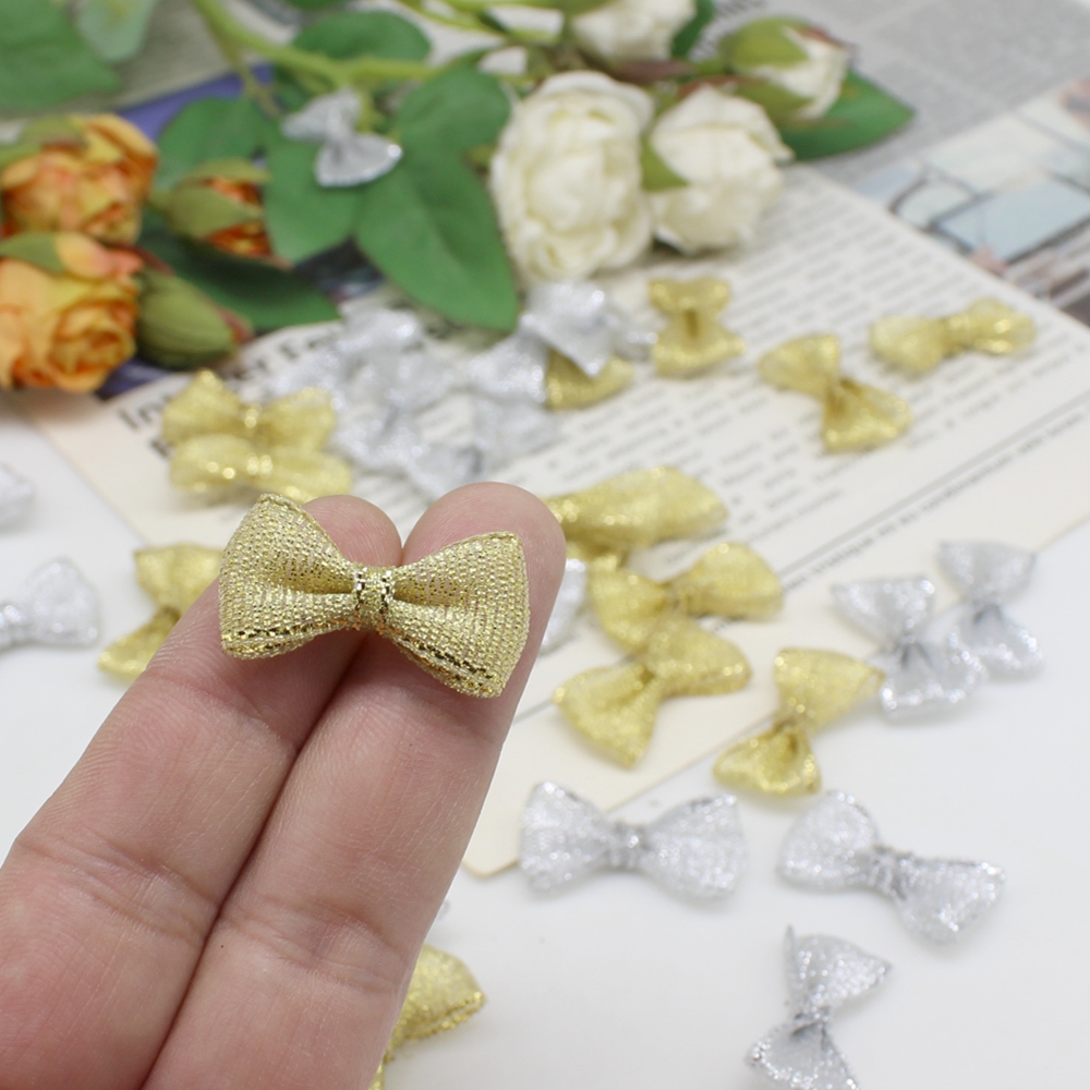 50/100pcs 15mm-30mm Gold and S - Embellishments For Scrapbooking ulasan dan harga