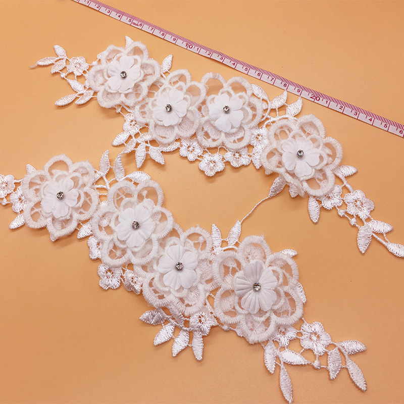 2Pairs/lot  Mesh Fashionable C - Applique Patch Flower ulasan dan harga