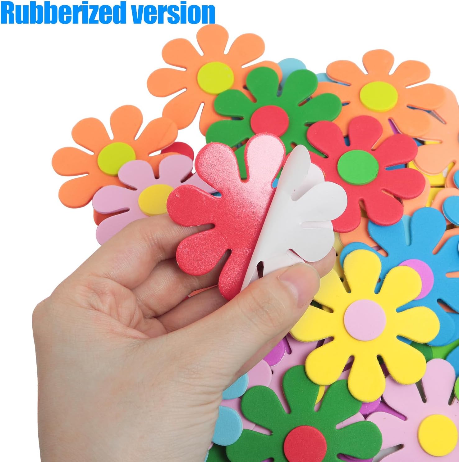 3D flower foam stickers Spring - Craft Embellishments ulasan dan harga