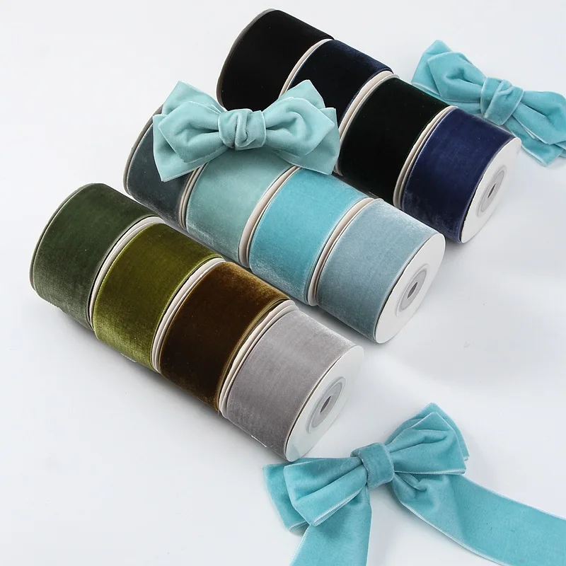 Classic 5yards 6mm-38mm Single - Velvet Ribbon Roll ulasan dan harga