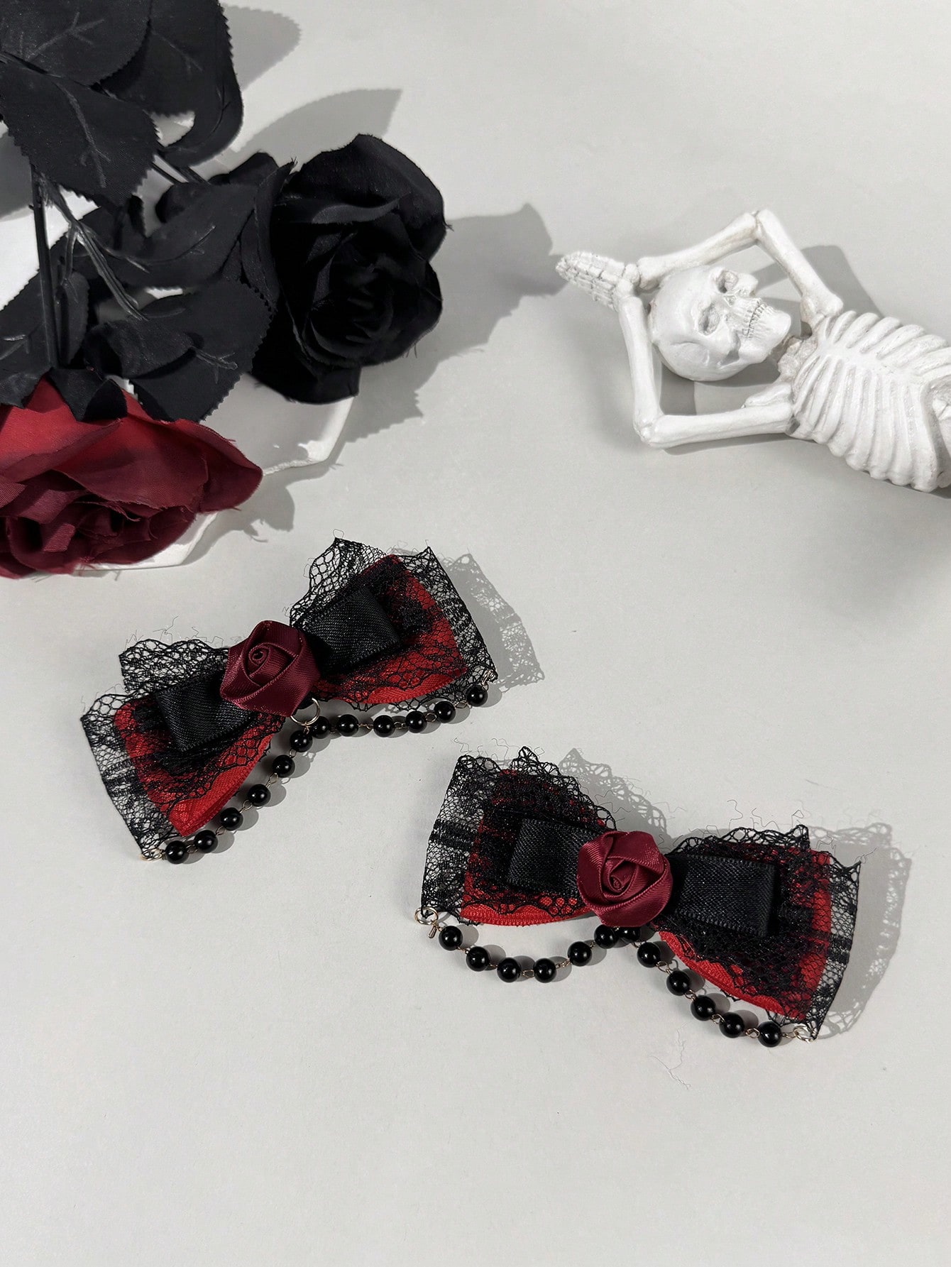 2-piece Gothic style lace ribb - Lace Ribbon Trim ulasan dan harga