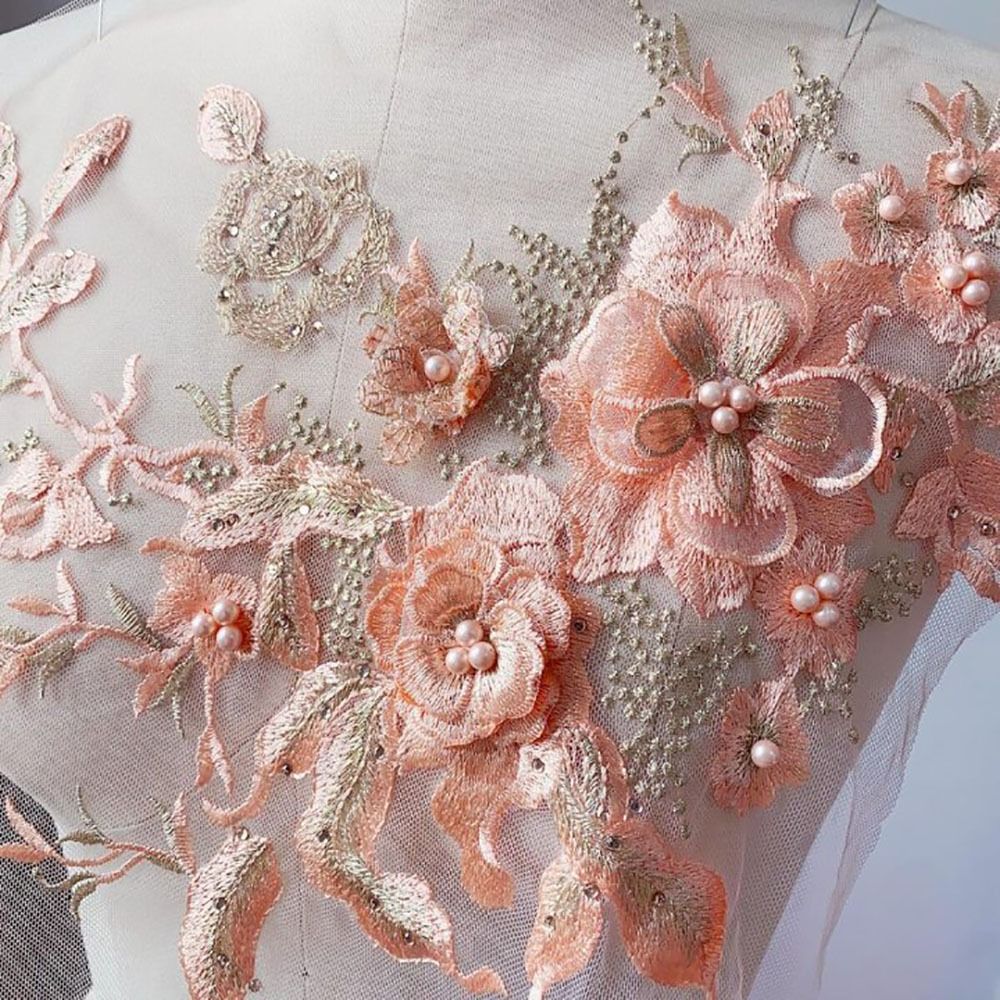 Fashion Elegant Colorful Sequi - Applique Patch Flower ulasan dan harga