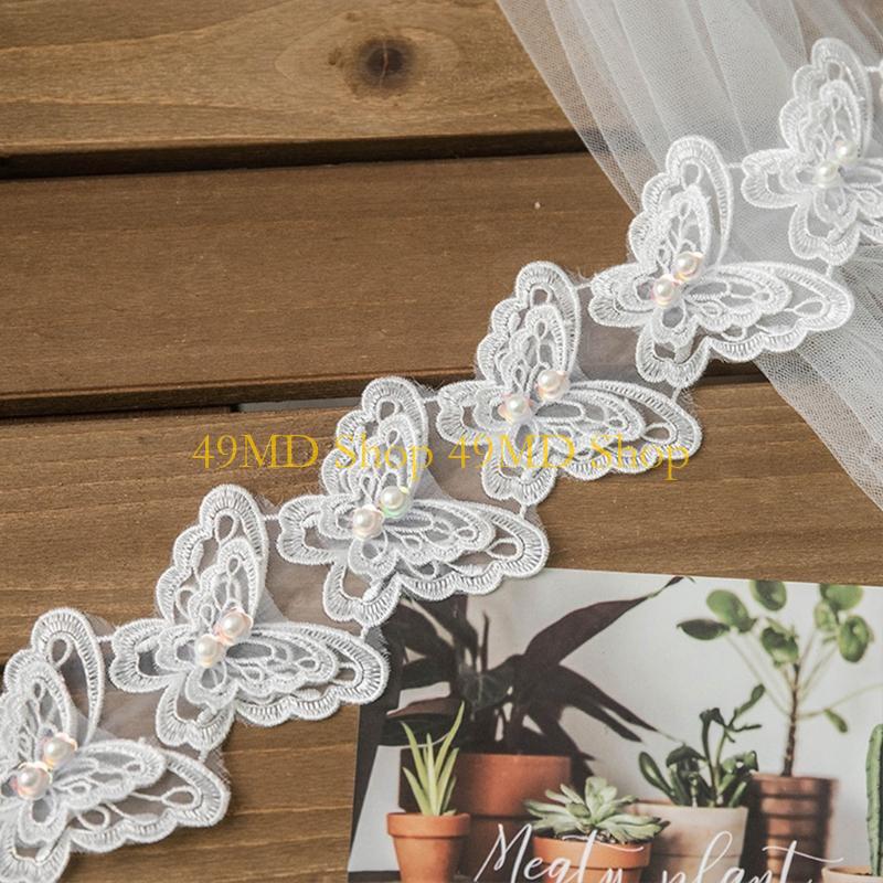 49MD 1 Yard Bowknot for Butter - Lace Ribbon Trim ulasan dan harga