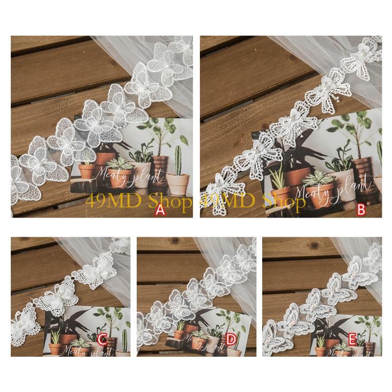 49MD 1 Yard Bowknot for Butter - Lace Ribbon Trim ulasan dan harga