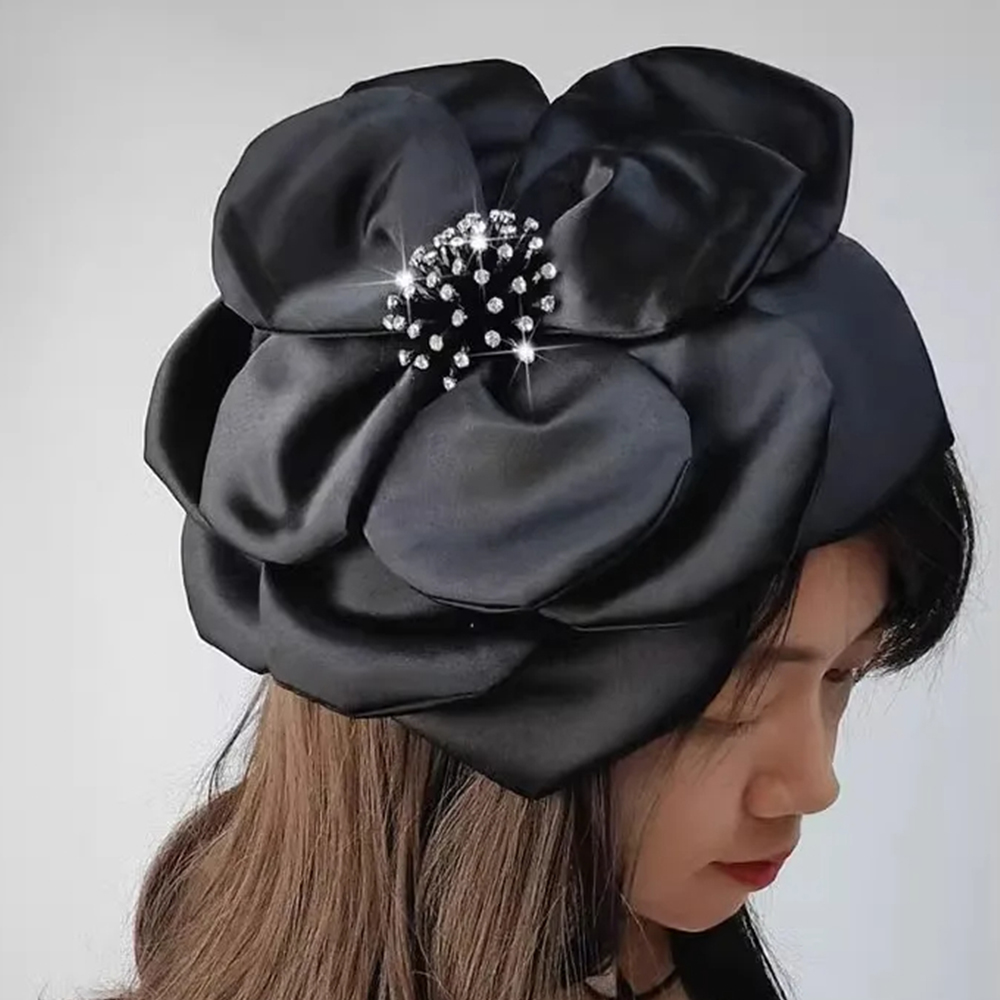 NEW 29cm 3D Big Flower Lace Pa - Applique Patch Flower ulasan dan harga