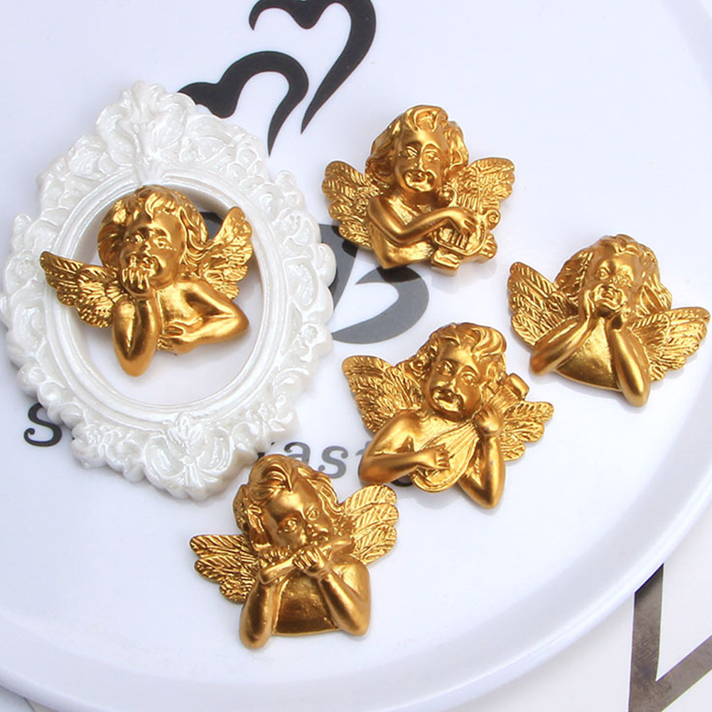 15pcs Resin Angel Accessories  - Craft Embellishment Storage ulasan dan harga