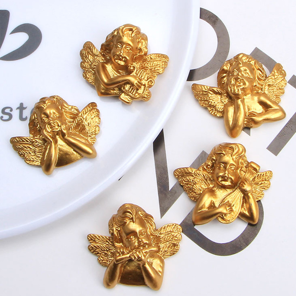 15pcs Resin Angel Accessories  - Craft Embellishment Storage ulasan dan harga