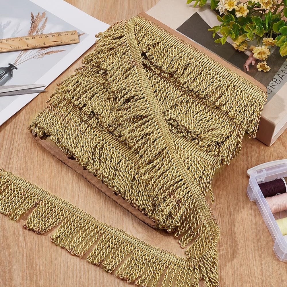 12 Yardsx2.2Inch Fringe Trim C - Tassel Fringe Trim ulasan dan harga