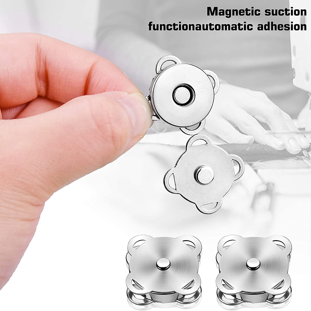 20 Sets Magnetic Button Metal  - Iron On Stud Set ulasan dan harga