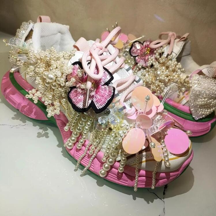 Princess style Pearl Beadings  - Tassel Fringe Trim ulasan dan harga