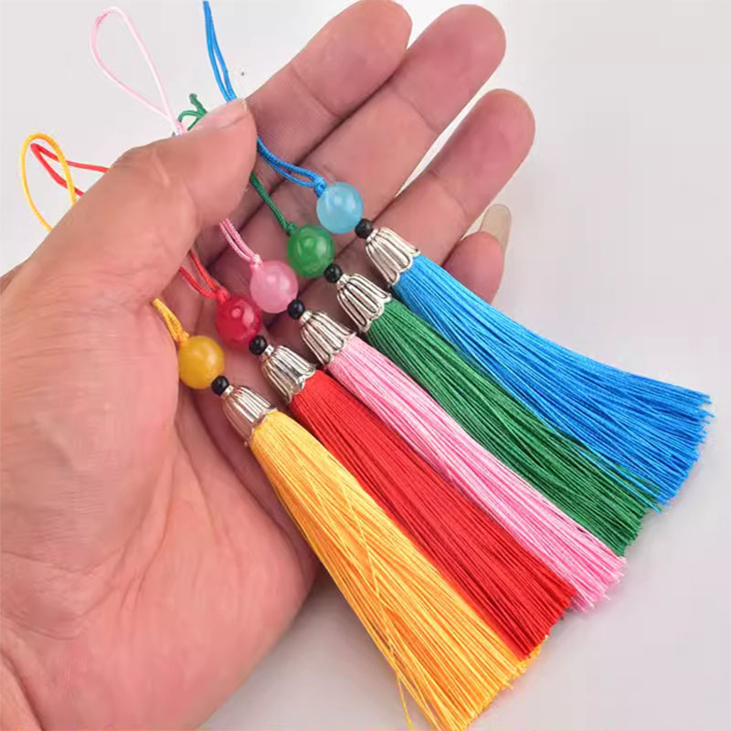 5/10/20Pcs Handmade Silky Soft - Beaded Trim Fringe ulasan dan harga