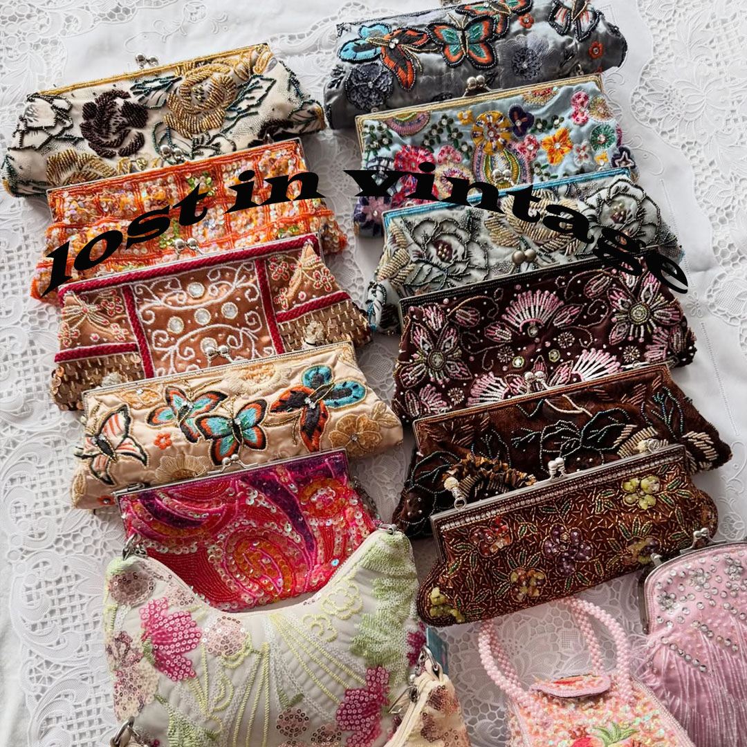 Lost in Vintage Hand-embroider - Applique Patch Flower ulasan dan harga