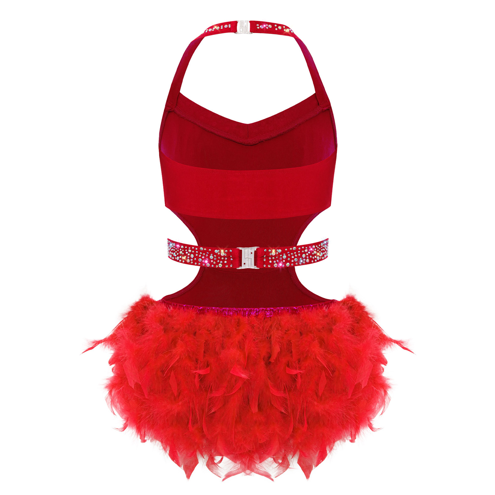 Kids Girls Latin Jazz Dance Co - Rhinestone Banding Trim ulasan dan harga