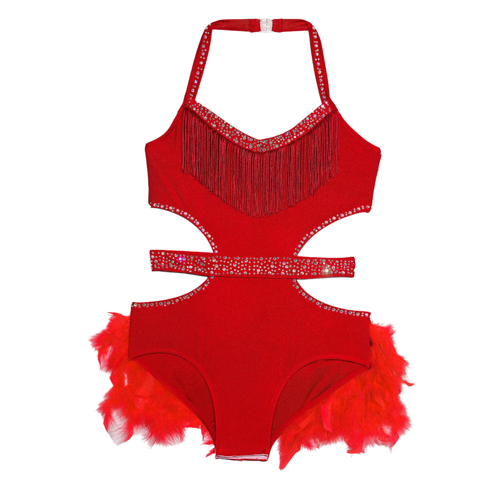 Kids Girls Latin Jazz Dance Co - Rhinestone Banding Trim ulasan dan harga