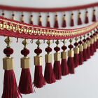 Beads Tassel Fringe Edging Tri - Beaded Trim Fringe ulasan dan harga