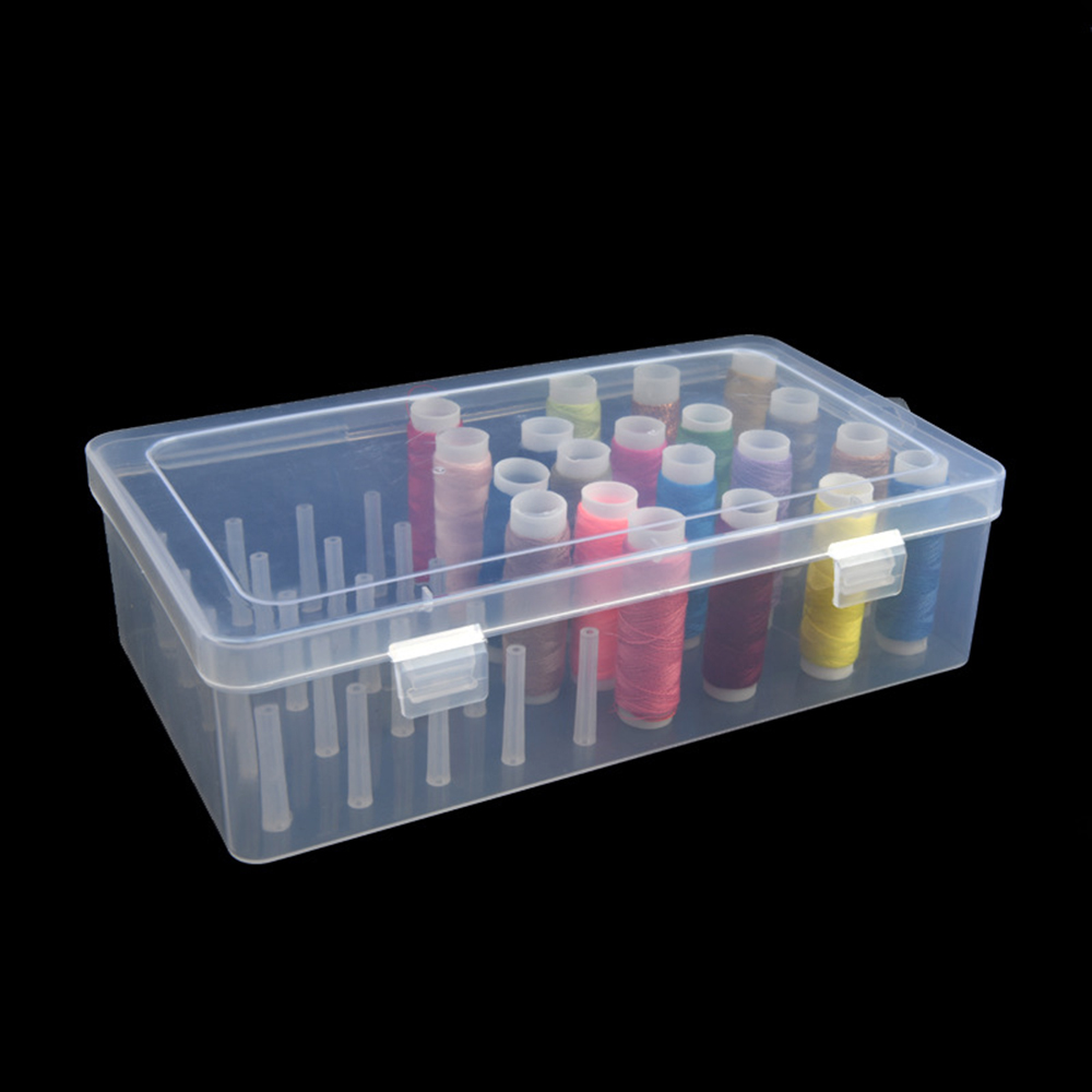 New Sewing Thread Box 42 Piece - Craft Embellishment Storage ulasan dan harga