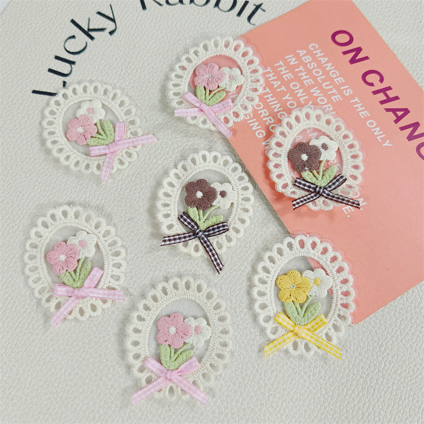 10PCS New Spring Summer Fresh  - Applique Patch Flower ulasan dan harga