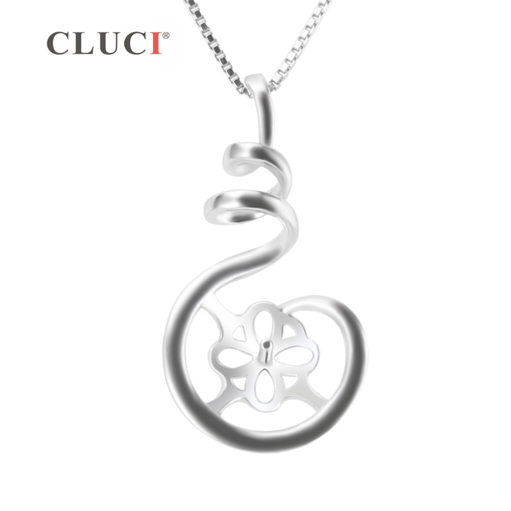 CLUCI 925 Sterling Silver Pend - Pearl Trim Chain ulasan dan harga