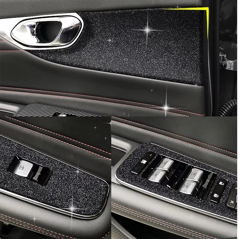 Sandy Glitter Black Diamond Vi - Glitter Vinyl Roll ulasan dan harga