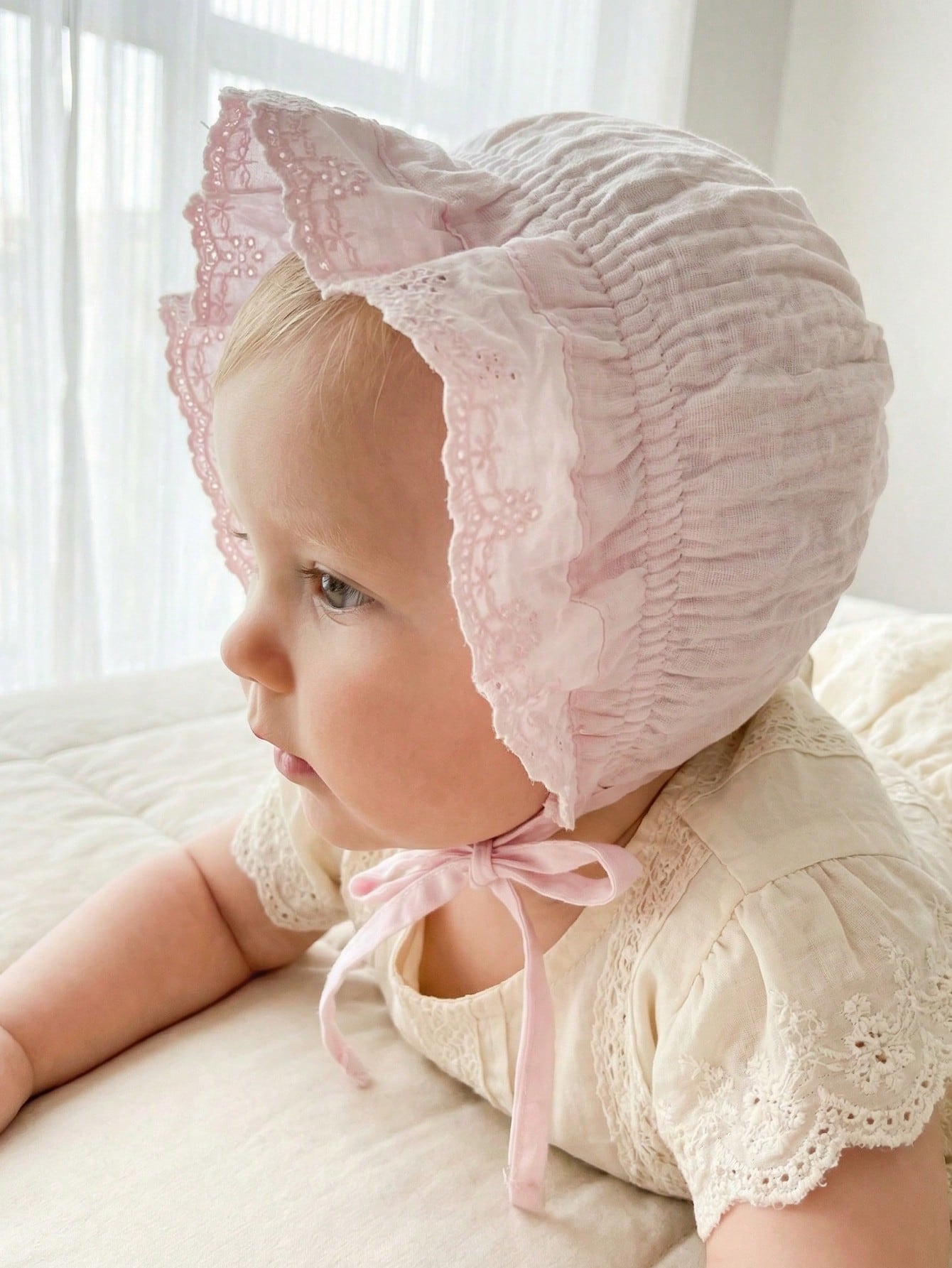 1Pc Vintage Lace Floral Baby B - Embroidery Embellishments ulasan dan harga