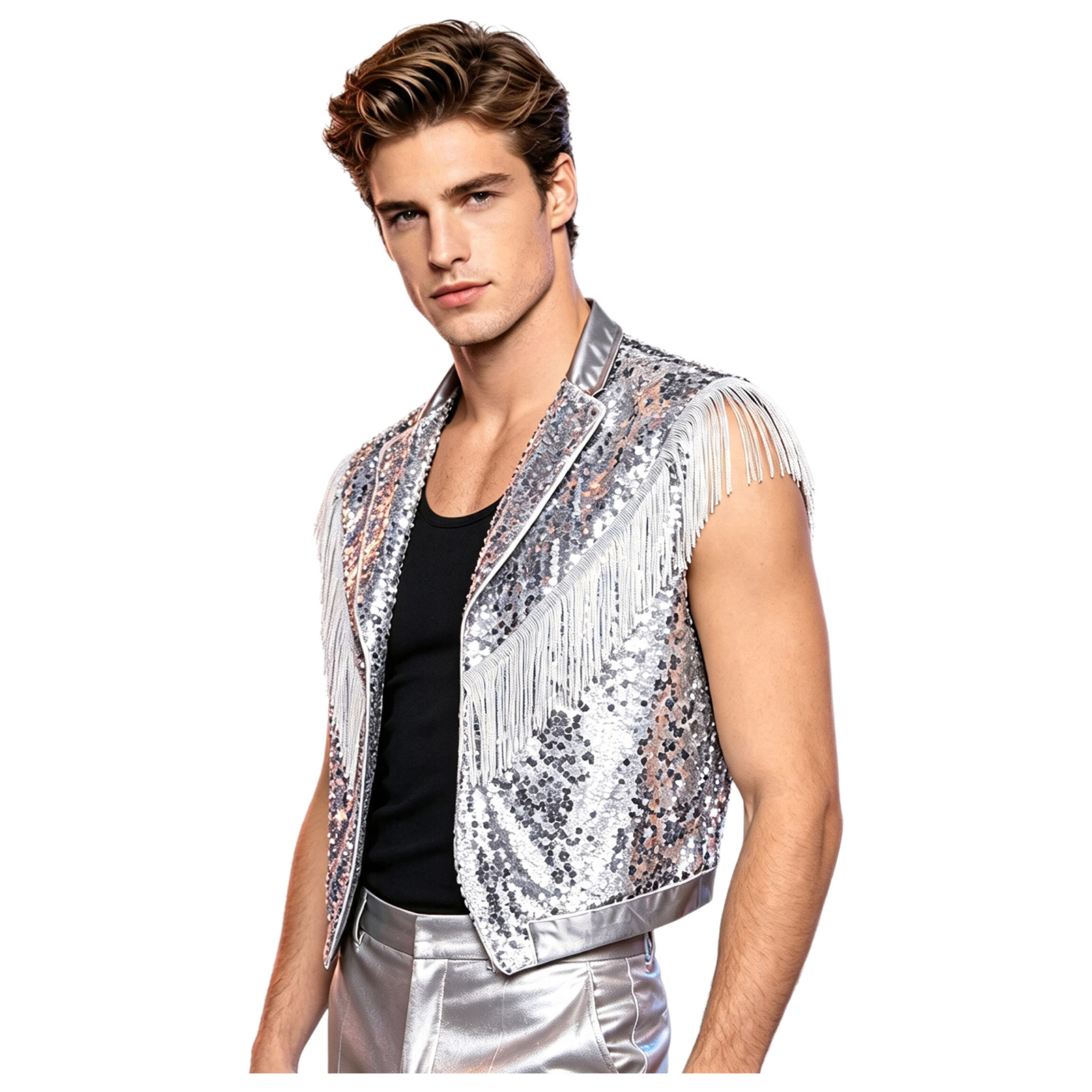 Men Fringe Hippie Costume Spar - Tassel Fringe Trim ulasan dan harga
